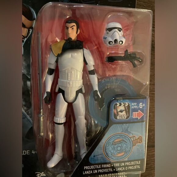 Star Wars 4” Disney Hasbro Cartoon Kanan Jarrus Figure - Picture 2 of 4